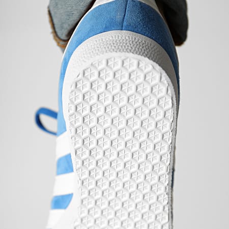 Adidas Originals - Baskets Gazelle EF5600 Blue Cloud White Gold Metallic
