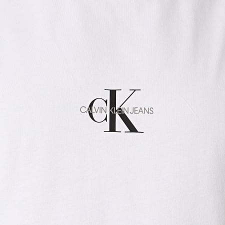 Calvin Klein - Débardeur Center Monogram 5981 Blanc