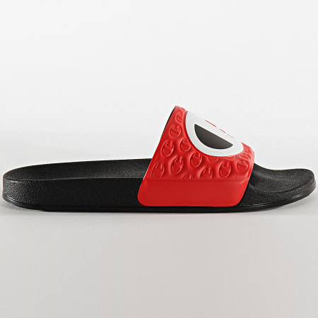 Champion - Claquettes Slide M-EVO Black Red