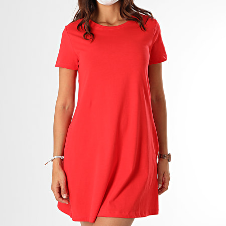Only - Robe Femme May Life 15202971 Rouge