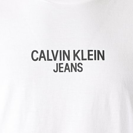 Calvin Klein - Tee Shirt Back Institutional 5728 Blanc