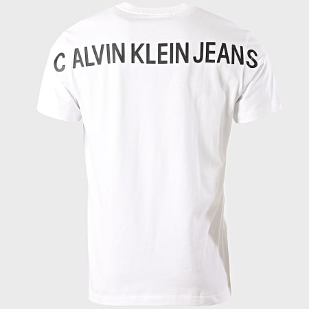 Calvin Klein - Tee Shirt Back Institutional 5728 Blanc
