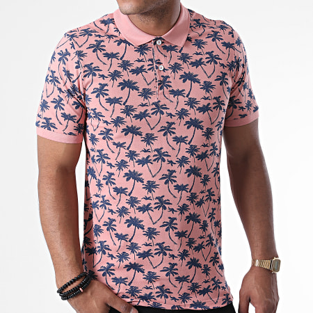 Jack And Jones - Polo Manches Courtes Pedro 12171702 Rose