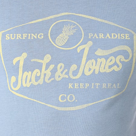 Jack And Jones - Tee Shirt Namen 12171985 Bleu Chiné