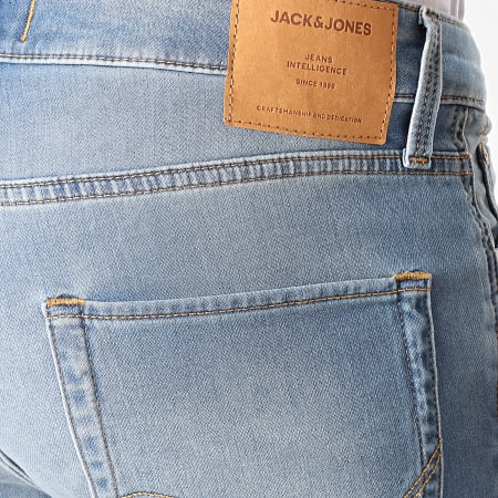 Jack And Jones - Short Jean Rick Icon Bleu Denim