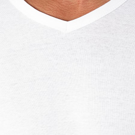 La Maison Blaggio - Tee Shirt Col V Landa Blanc
