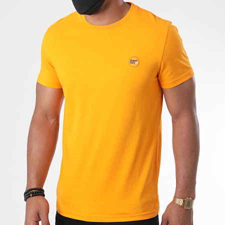 Superdry - Tee Shirt Collective M1010092A Jaune Moutarde