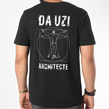 Da Uzi - Tee Shirt Logo Architecte Noir