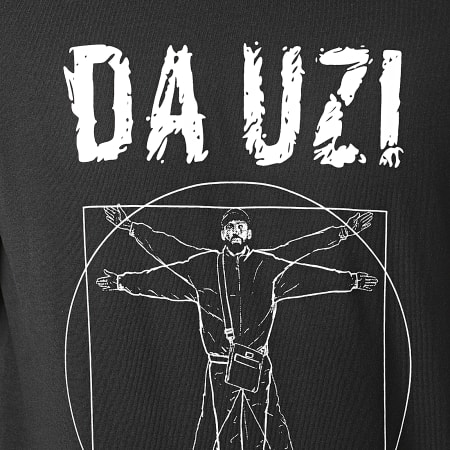 Da Uzi - Tee Shirt Big Logo Architecte Noir