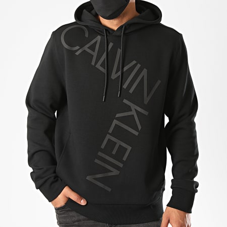 Calvin Klein - Sweat Capuche Bold Logo Relax 5593 Noir