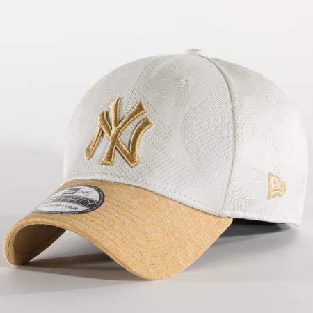 New Era - Casquette Fitted Engineered Plus 39Thirty New York Yankees 12381156 Ecru Beige Camouflage