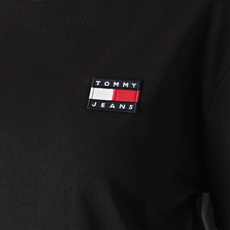 Tommy Jeans - Tee Shirt Femme Tommy Badge 6813 Noir