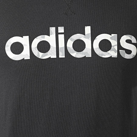 adidas - Tee Shirt Camouflage Linear EI9755 Noir