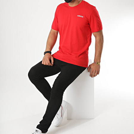 Tee Shirt Essential Plain FM6214 Rouge