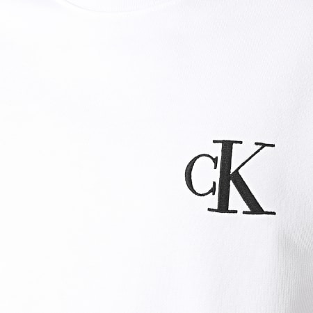 Calvin Klein - Sweat Crewneck Tipping 5597 Blanc