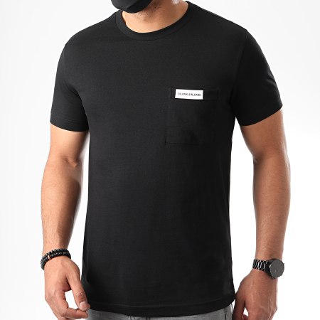 Calvin Klein - Tee Shirt Poche Institutional 5613 Noir