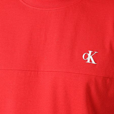 Calvin Klein - Tee Shirt Puff Print Back 5738 Rouge