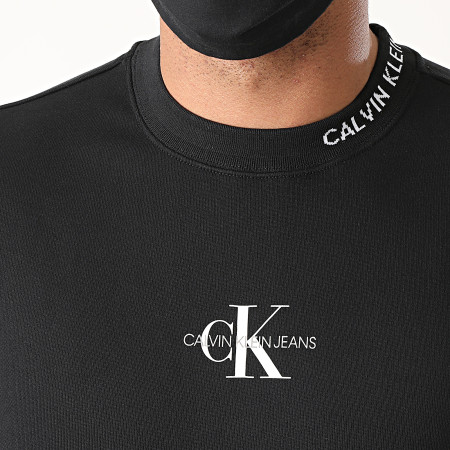 Calvin Klein - Sweat Crewneck Center Monogram 5879 Noir