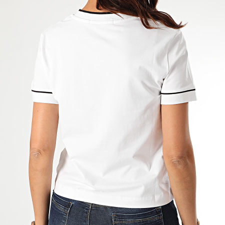 Calvin Klein - Tee Shirt CK Embroidery Tippin 4139 Blanc