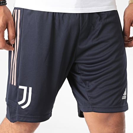 Adidas Sportswear - Short Jogging A Bandes Juventus FR4271 Bleu Marine