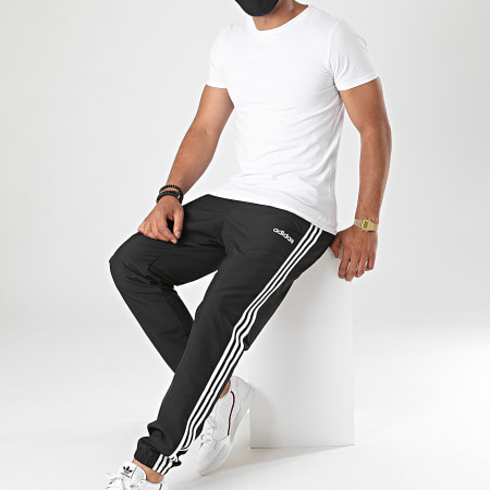adidas - Pantalon Jogging A Bandes Essential Wind DQ3100 Noir