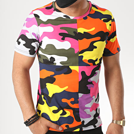 Berry Denim - Tee Shirt Camouflage XP020 Multicolore