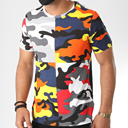 Berry Denim - Tee Shirt Camouflage XP020 Multicolore