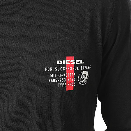 Diesel - Tee Shirt Manches Longues Diego A01097-0LAYY Noir