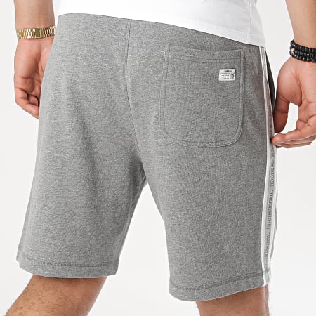 Diesel - Short Jogging A Bandes Eddy Calzoncini 00S148-0TAWI Gris Chiné