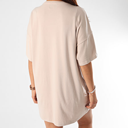 Sixth June - Robe Tee Shirt Femme W4136VTS Beige