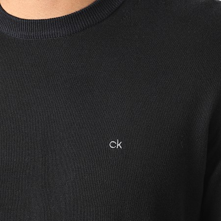 Calvin Klein - Pull Cotton Silk 4920 Noir