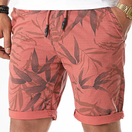 MTX - Short Chino Floral XV-22121 Rouge