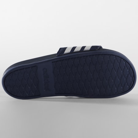 adidas - Claquettes Adilette Comfort B42114 Azul Oscuro Calzado Blanco