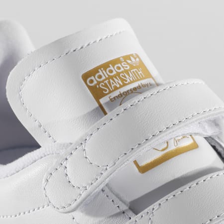 Adidas Originals - Baskets Femme Stan Smith CF S75188 Footwear White Gold Metallic