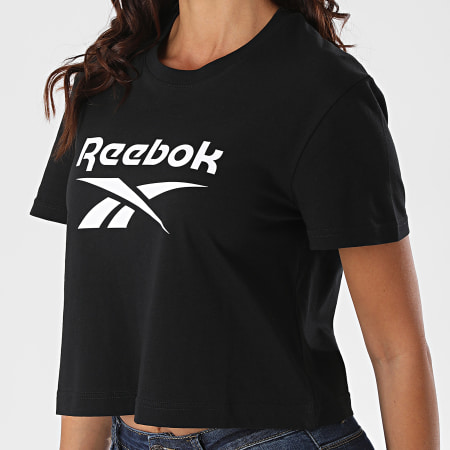 Reebok - Tee Shirt Femme Big Logo FT8176 Noir