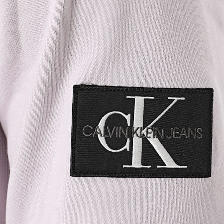 Calvin Klein - Sweat Capuche Monogram Badge 5594 Lila