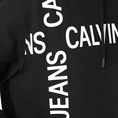 Calvin Klein - Sweat Capuche Grid Institutional 5703 Noir