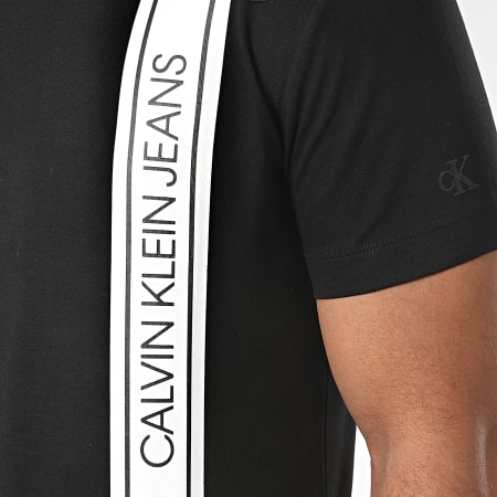 Calvin Klein - Tee Shirt Vertical Logo 5737 Noir
