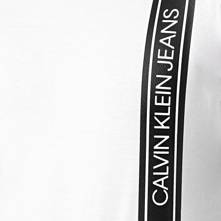 Calvin Klein - Tee Shirt Vertical Logo 5737 Blanc