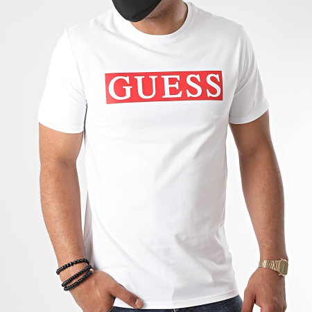 Guess - Tee Shirt M0YI93-J1300 Blanc
