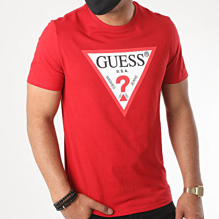 Guess - Tee Shirt M0YI71-I3Z11 Rouge