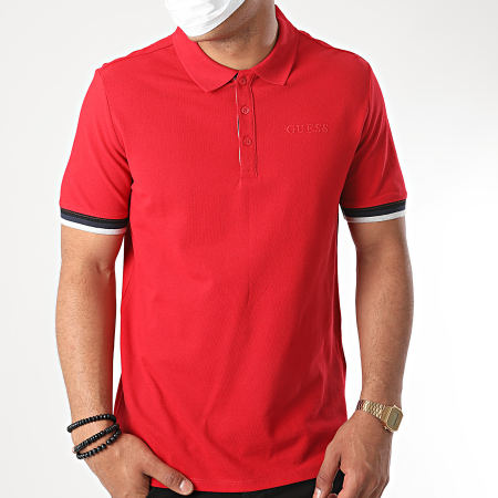 Guess - Polo Manches Courtes M0YP51-K9WF1 Rouge