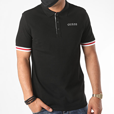 Guess - Polo Manches Courtes MM0YP51-K9WF1 Noir