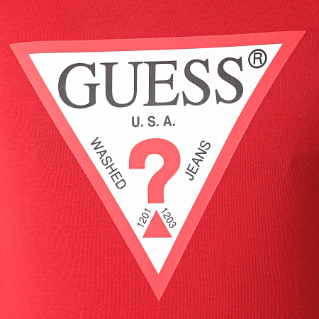 Guess - Tee Shirt Manches Longues M0YI31-I3Z11 Rouge