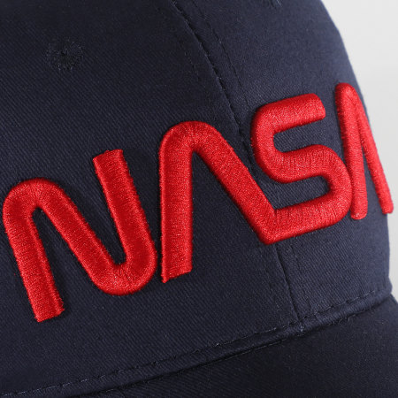 NASA - Casquette Worm Logo Bleu Marine