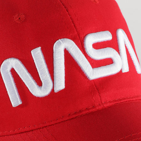 NASA - Casquette Worm Logo Rouge