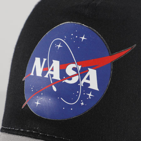 NASA - Casquette Insignia Tricolore Noir Gris