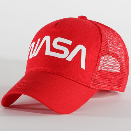 NASA - Casquette Trucker Worm Logo Rouge