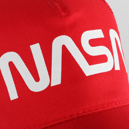 NASA - Casquette Trucker Worm Logo Rouge