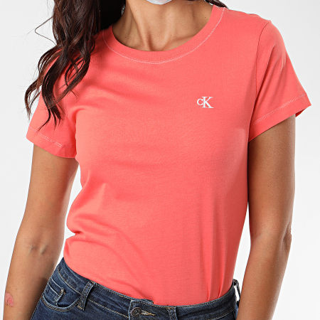 Calvin Klein - Tee Shirt CK Embroidery 2883 Corail